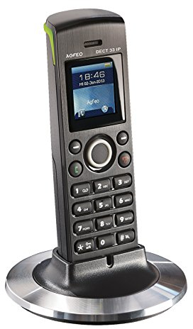 Agfeo 6101276 Systemtelefon schnurlos DECT 33 IP schwarz