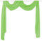 vidaXL Voile Querbehang Freihanddeko transparent Fertiggardine Gardine 140x600cm