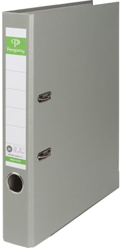Pergamy 900803 Ordner Recycolor Natura A4 5cm grau