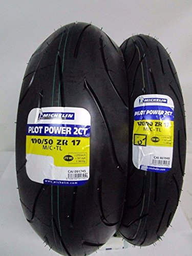 Reifen Satz MICHELIN PILOT POWER 2CT 190/50 ZR17 73W + 120/70 ZR17 58W Motorradreifen Set Paar