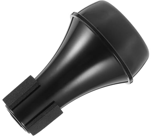 TOYANDONA Silenziatore Design Elegante per Tromba Mini in Abs Leggero Previene la Deformazione, per Musicisti che Praticano a Casa