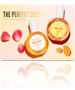 The Perfect Couple Gift Set, Honey Dew and Rose Bloom Leave-In Hair Treatment, 50ml Each