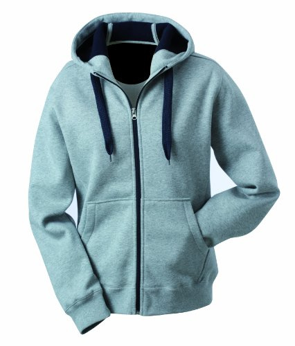 James & Nicholson Homme Veste de Sport Réversible Gris Sports-Grey/Navy XL