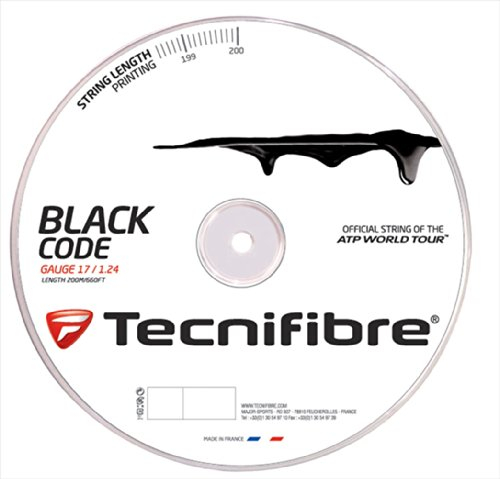 Tecnifibre Tennissaite TF Black Code 1.24 mm, 200 m, 116652
