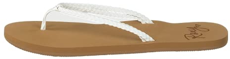 Roxy Damen Costas Sandale, White, 38 EU