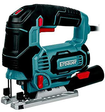 Erbauer EJS750 Corded Electric Jigsaw 220-240V 750W with 4 Stage Pendulum Action