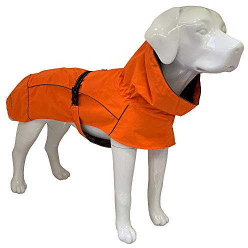Croci Hiking Hundemantel, wasserdicht, Makalu, temperaturregulierendes Futter, Orange, 80 cm