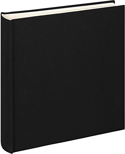 walther design Fotoalbum schwarz 30 x 30 cm Leinen, Cloth FA-508-B