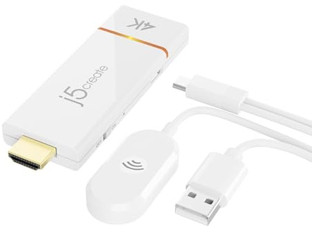 j5create JVAW76-N Étendeurs sans fils ScreenCast 4K HDMI™