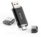 EAZOR USB 3.0 Type C Dual OTG Flash Drive USB C Memory Stick Thumb Drive for USB C Smartphone, Tablets, Samsung Galaxy S8, S8 Plus, Note 8, LG G6, V30 (64GB-3.0)