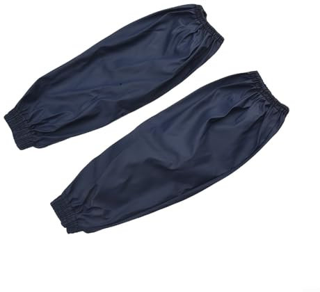 Gdfnmogo Overleeves, wasserdichte Ärmel, Unterarmschutz, Arbeitsstulpen mit elastischen Bündchen, schützt vor Ölschmutz, 38 x 18 cm, Wie abgebildet, Blau