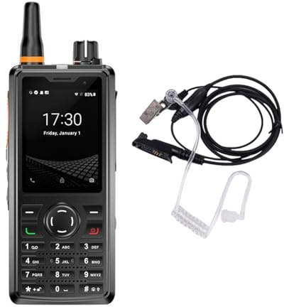POC Zello Walkie Talkie, UNIWA F41 4G Mobile Phone MT6739 Quad Core 1GB + 8GB IP54 Waterproof Robust Smartphone PPT NFC SOS GPS Camera Dual SIM 4600mAh Android 8.1 (F41+ Earphones)