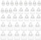 EUZUXU 36 Pièces Crochet Adhesif Mural, Accroche Tableau Sans Percer, Fixation Cadre Adhesif, pour Photos, Puzzles, Images sur Toile, Posters-Blanc