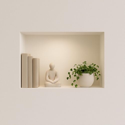 Dalsys Shower Wall Niche 30 x 60 x 12cm tile-ready - pre-assembled gypsum board niche for bathroom and living areas