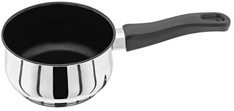 Judge Vista Stainless Steel Non-Stick Milk Pan 14cm 900ml, Induction Ready, Oven Safe, Silver