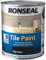 Ronseal One Coat Tile Paint Black Gloss 750ml