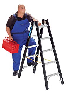 Zarges 41190 Megastep B - Escalera (2 x 5 peldaños)