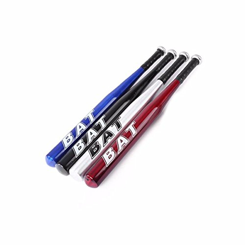 HK Sports Metal ALLOY BASEBALL BAT -Ideal For Outdoor Sports, Anti Skid Handle, Asstd Colours, 62cm & LED Keychain Light