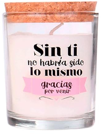 Candela Frasi Grazie per essere venuti (Prezzo unitario) - Dettagli originali Ospiti di nozze, regali di comunione e souvenir per compleanno dei bambini