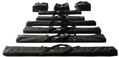 Oxford Taschenset für PE Party- und Lagerzelte in der 5 Sterne-Qualität - Breite 6 m