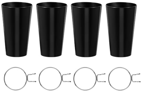 VILLFUL 4sets Pegboard Cups and Hooks Set Hooks with Cup Holders for Craft and Garage Organization Pegboard Accessories for Efficient Storage