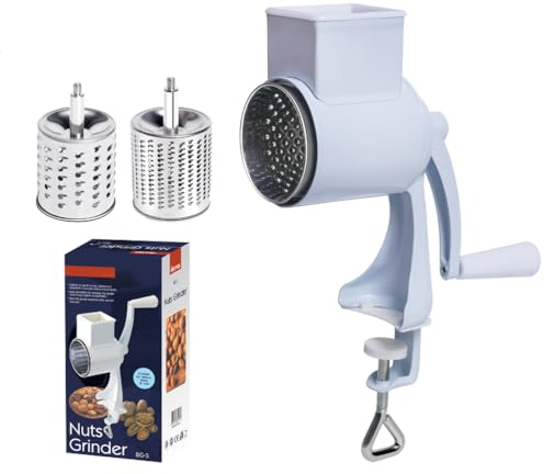 Niwugady Smerigliatrice manuale per dadi con manovella manuale Chopper per arachidi Grinder per arachidi Frantoio per arachidi Rettificatrice per arachidi Frantoio multifunzionale per tutte le noci