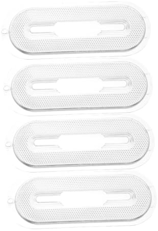 UKCOCO 4pcs Range Hood Lamp Cover Replacement Light Covering Plates for Range Hood Part