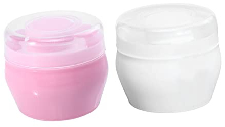 JOINPAYA 2set Puff Container Med Babypuder Puff Box För Kroppspuder Lämplig För Resor Vardera Skonsam Mot Barnets Känsliga Hud För Efter-bad Användning