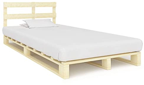 SKTQYQO Giroletto in Pallet di Legno Massello di Pino Struttura letto per hotel Letto Multifunzione Adatto per hotel e studi 120x200 cm