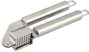 Apollo SS Garlic press, Stainless Steel, Silver, 8.5 x 25.5 x 20 cm
