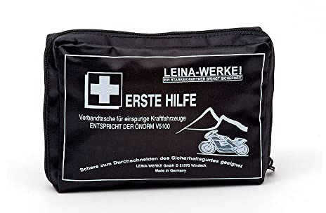LEINA-WERKE Botiquín de primeros auxilios, color azul, 20 unidades