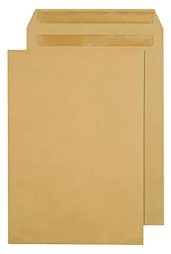 50 x Brown Mailing Envelopes Self Seal for Posting mailing Home Office and Ecommerce – A4 A5 DL (A4)