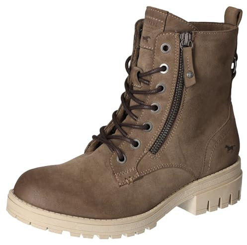 MUSTANG Damen 1397-501 Stiefelette, Taupe, 41 EU