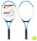 PW TOOLS Kinder Tennisschläger Set mit 2 Schlägern und 1 Ball, Junior Tennis Set, Tennisschläger mit Gutem Kontrollgriff für Anfänger, Jungen und Mädchen