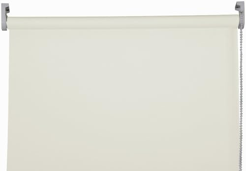 Apex Furnishings Cream Blackout roller blinds for windows, Thermal Insulated UV Protection Child Safety Trimmable Easy Fit Home office Window Blinds W 120cm x L 165cm