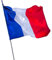 Drapeaux de football européen 2024 - (Drapeau Français) - Drapeau France 90x150cm