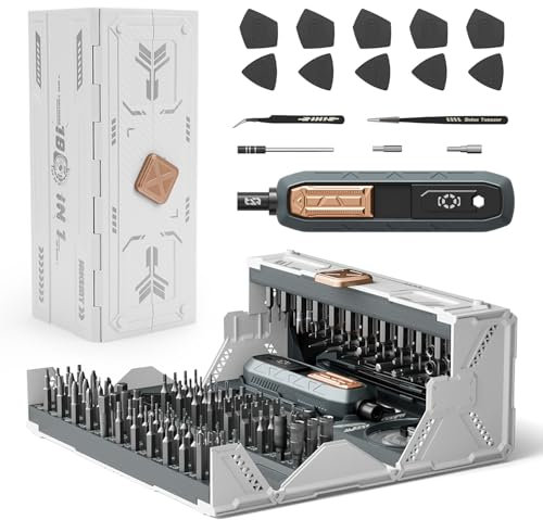 180 en 1 set de Destornilladores de Precisión Magnéticos Profesionales, Juego de destornilladores-destornilladores de precision, Kit de Herramientas de Reparación PC, Teléfono, Gafas, drones