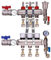 Kudos-Trading - Collecteur de chauffage au sol à 3 ports : solution de chauffage efficace pour votre maison maximise le confort - Design robuste - Installation facile - Convient pour les systèmes de