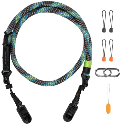 PGYTECH Cinturino per Fotocamera Slim Regolabile con Sgancio Rapido 820-1360mm Leggero per Fotocamere Mirrorless/Compatte/Instax/Digitali, Stile Outdoor，Blu Aurora