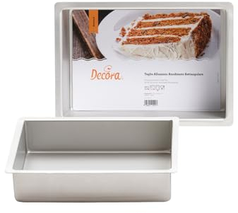 DECORA, 0062646 Bandeja Profesional Rectangular 20 x 30 x 7,5 cm, de Aluminio Anodizado, Sin Puntos de Soldadura, Diseño Profesional