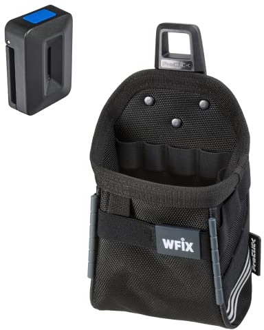 Bosch Sortimo ProClick Tool-Pouch M 14 inkl. ProClick Holder - Profi Gürtel-Werkzeugtasche aus Hochbelastbarem Synthetikgewebe - kleine Werkzeugtasche/Arbeitstasche Herren Baustelle | von Wfix