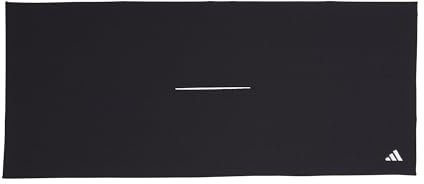 adidas Unisex Adulto Microfiber Players Towel, Black, One Size