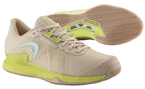 HEAD Sprint Pro 3.5 Clay Women Tennisschuh, Macadamia/Lime