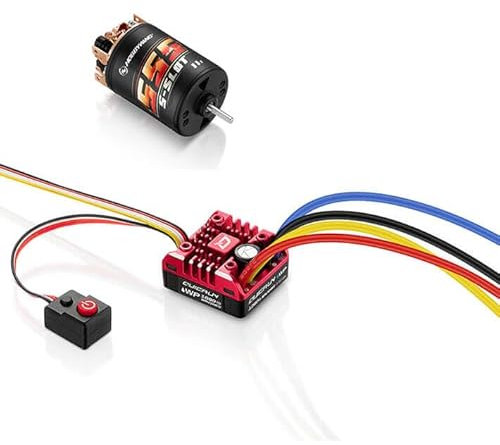 HobbyWing Combo Variateur Quicrun Brushed WP1080 Moteur 555 11T Crawler - 38020351