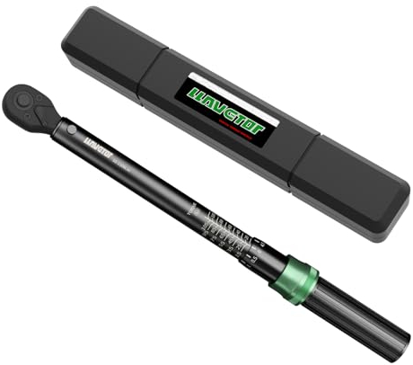 LLAVETOR 3/8 Dinamometrica, 10-110 NM Chiave Dinamometrica Precisione ±3% con 72 Denti, Chiave Dinamometrica per Bici, Moto e Auto Manutenzione del Veicolo