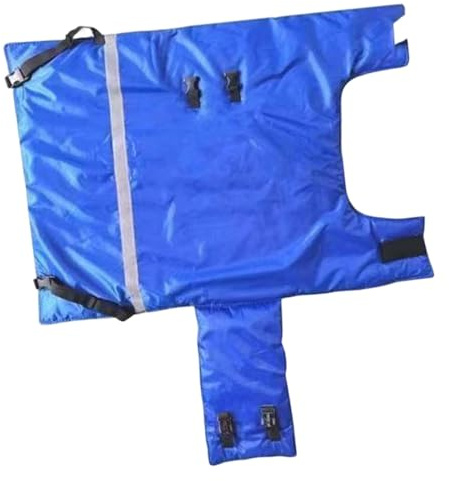 Colcolo Vêtements Chauds pour Mollets, Bleus, Coupe-Vent, Accessoires résistants au Gel, Couverture chauffante pour Mollets, Coton XL