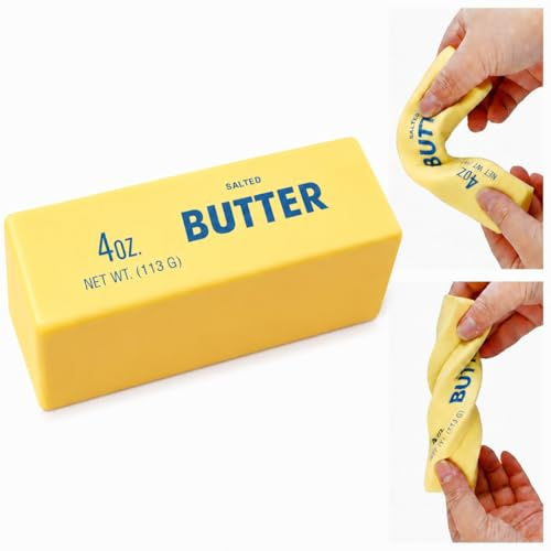 Jouet à Presser aux Beurre,Butter Squishy,Jouet Anti Stress Squishy Butter,Jouet Anti Stress pour Adultes et Enfants de Anxiété et Décompression