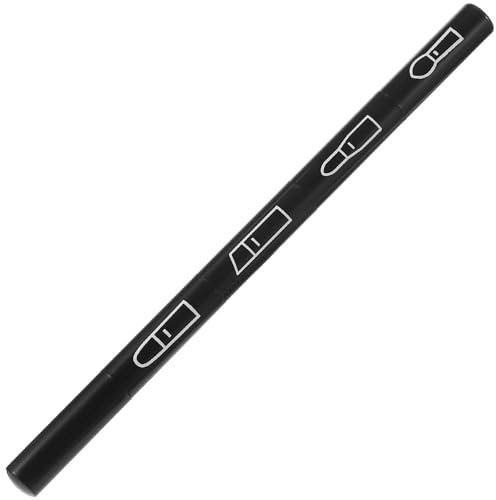 BESPORTBLE Pennello Multifunzione 4 in 1 Compatto e Portatile in Plastica Nero per Occhi Sopracciglia e Labbra per DIY Makeup