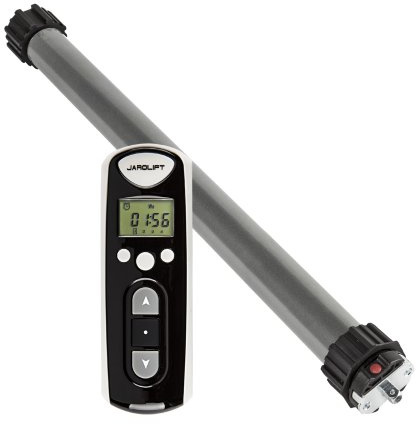 jarolift 10x Motor Tubular Electrónico para Persianas TDEF 10 Nm/13, Incluye Mando a Distancia de 4 Canales con Timer Integrado TDRCT 04