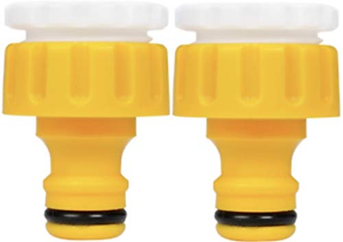2 X Hozelock 2175 Threaded Tap Connector 3/4in (HOZ2175)